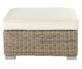 Noleggio Pouf Seychelles rattan a Milano